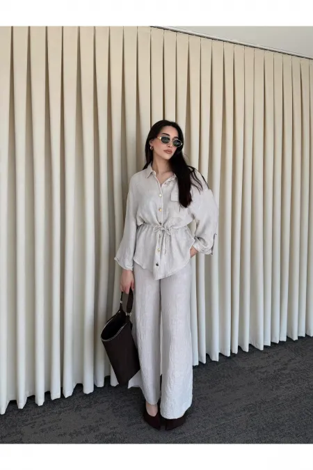 Taş Gömlek Pantolon Takım - 51311