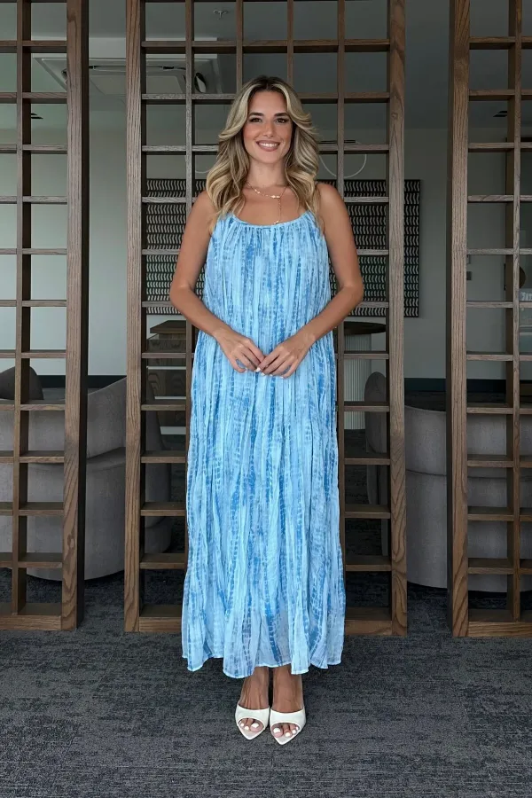 Robe bleue dégradée - 251087