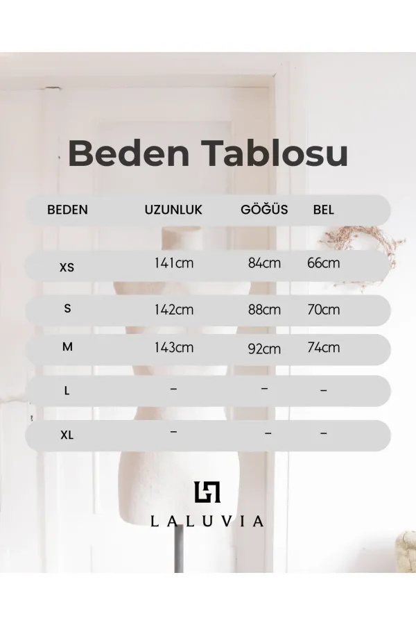 Ekru Vatkalı Puantiyeli Elbise - 2607