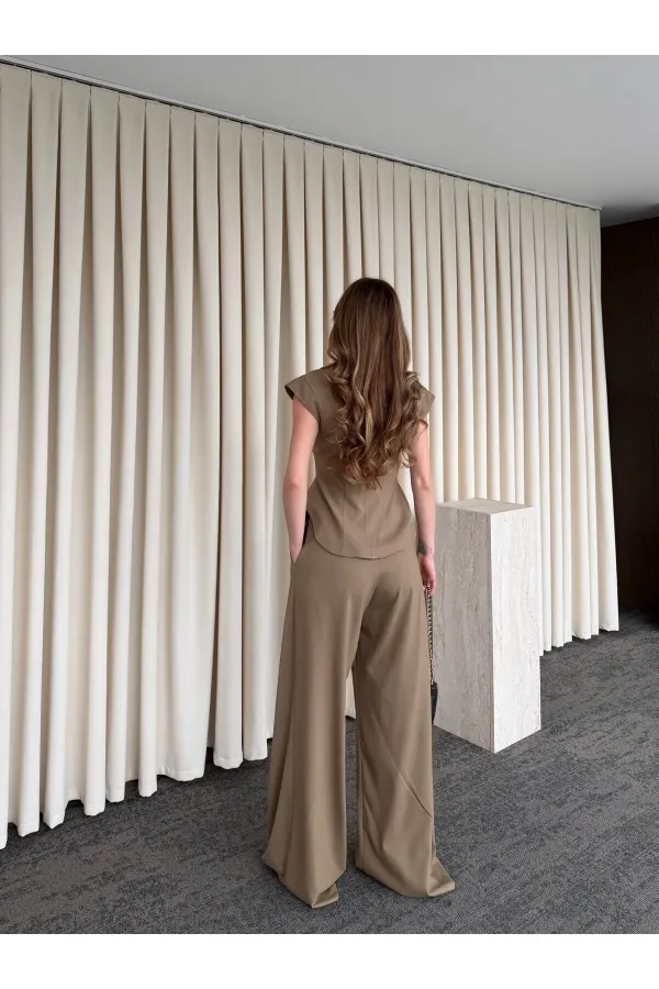 Vizon Margot Yelek Pantolon Takım - 308