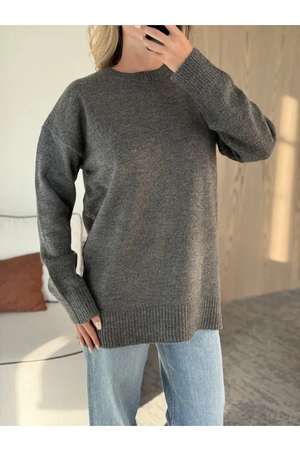 Antrasit Triko Kazak - 04595