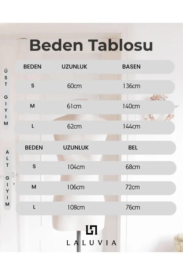 Kahverengi Omuz Drapeli Saten Bluz Etek Takım - 8005