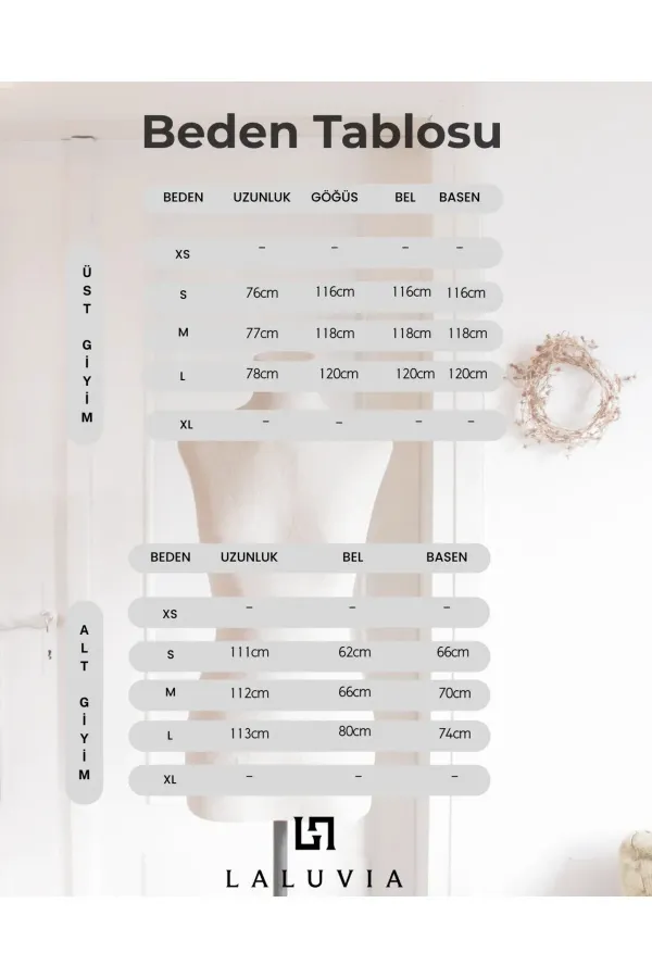 Ensemble chemisier et pantalon indigo avec ceinture et détails en dentelle - 8006