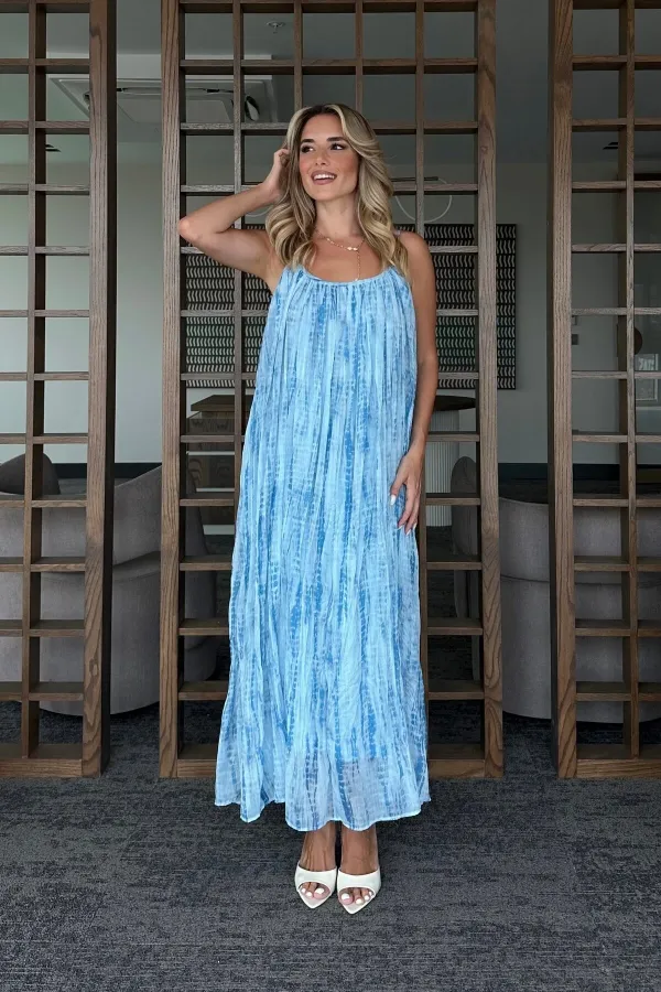 Robe bleue dégradée - 251087