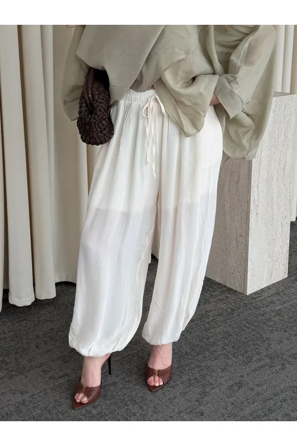 Off-white harem pants - 51316