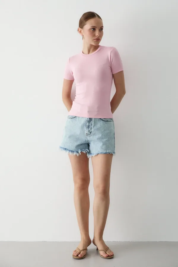 Pembe Düz Body - 251113