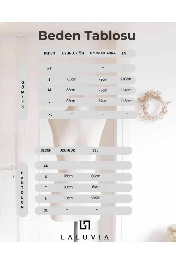 Mavi Tensel Kumaş Gömlek Pantolon Takım - 0926