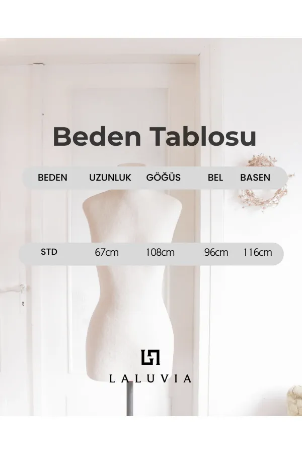 Kahverengi Vatkalı Transparan Gömlek - 5029