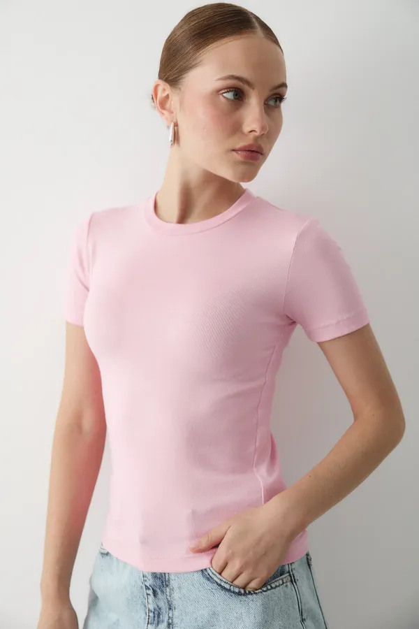 Pembe Düz Body - 251113