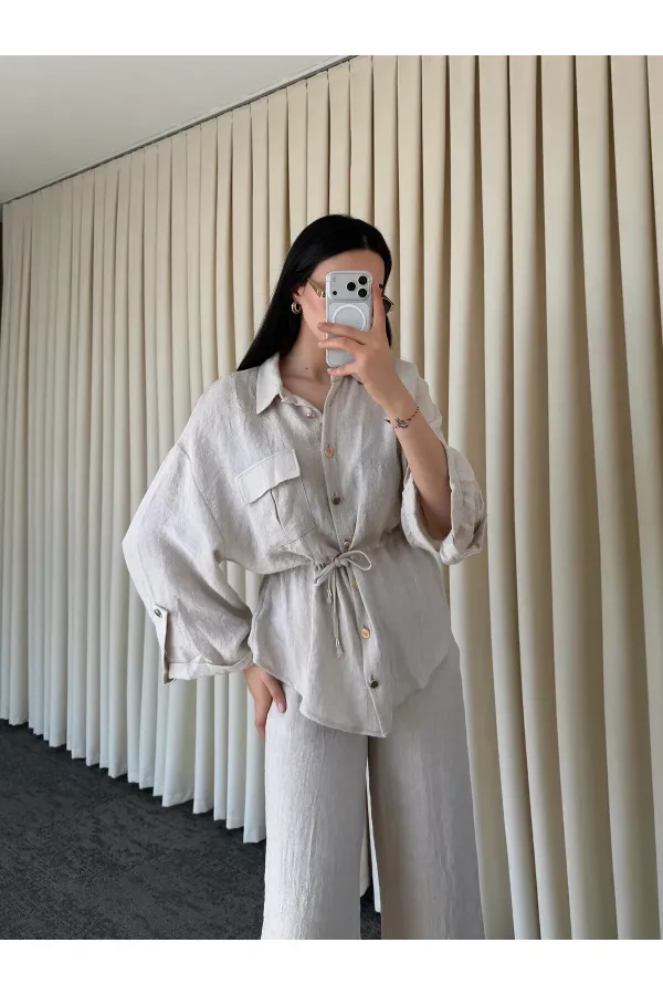 Taş Gömlek Pantolon Takım - 51311