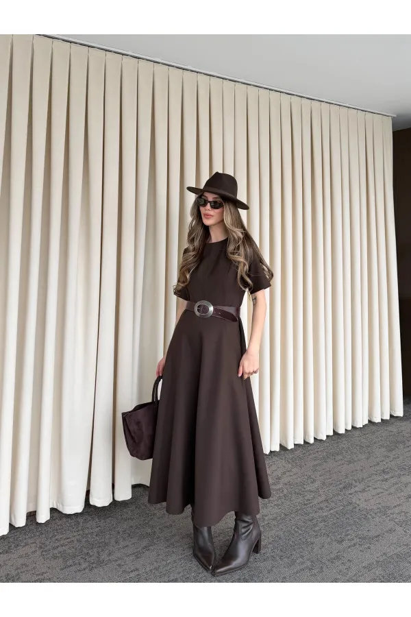 Brown Godeli Dress - 05174 Brown Godeli Dress - 05174