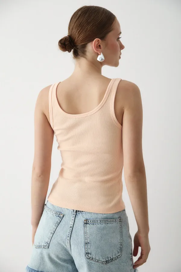 Somon Önden Düğmeli Atlet - 251001