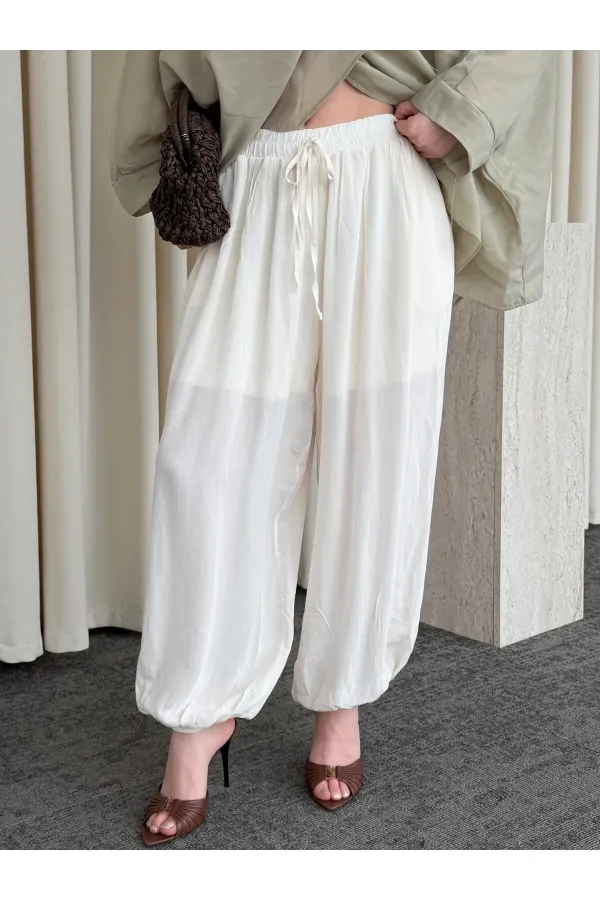 Off-white harem pants - 51316