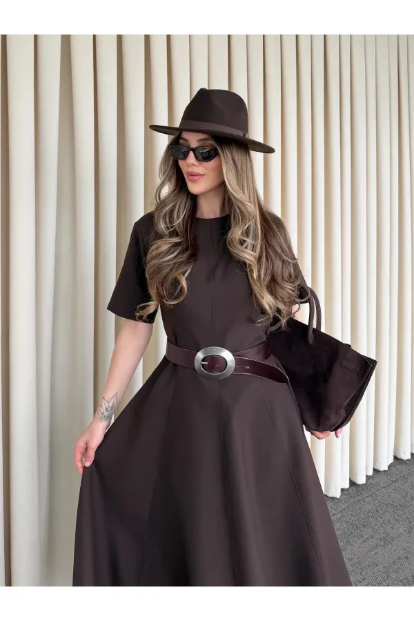 Brown Godeli Dress - 05174 Brown Godeli Dress - 05174