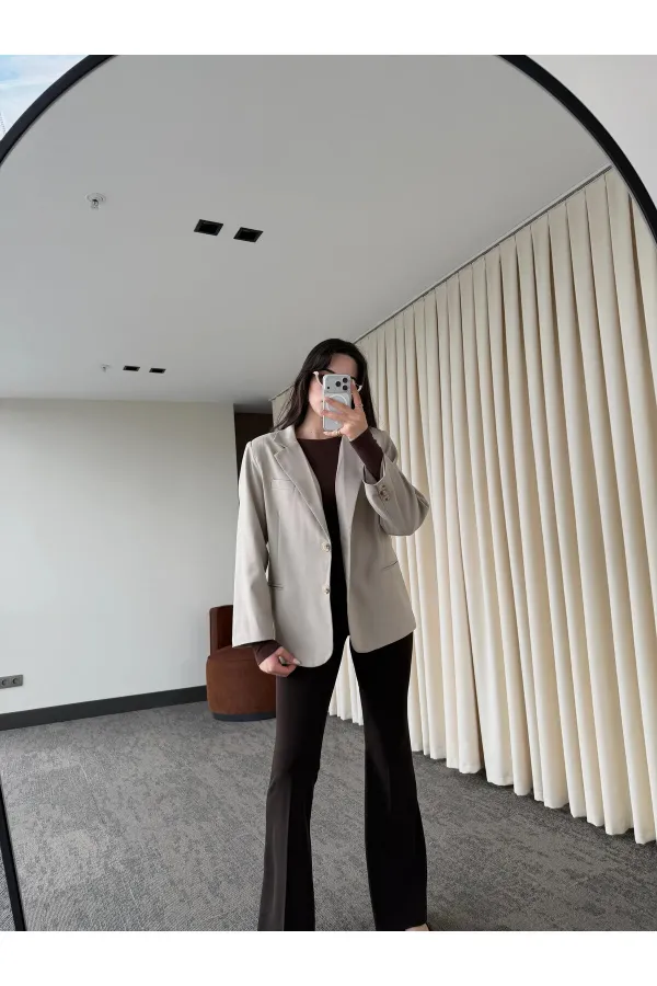 Stone Blazer Jacket - 7619 Stone Blazer Jacket - 7619