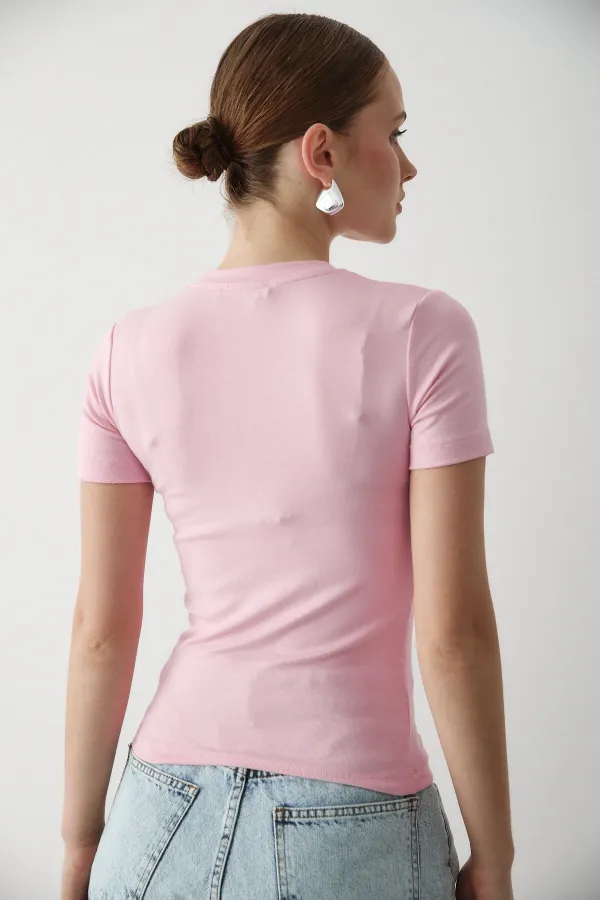 Pembe Düz Body - 251113