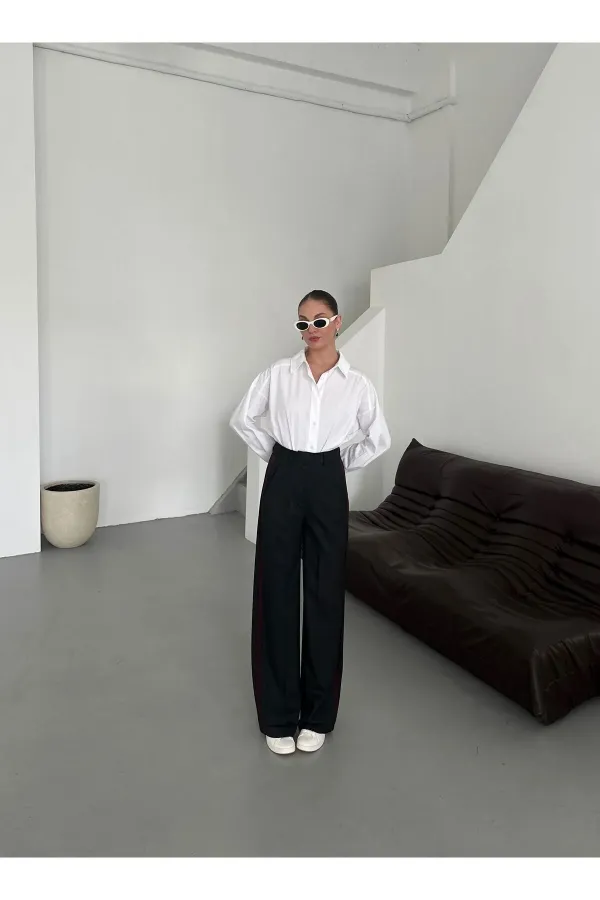 Beyaz Poplin Gömlek - 4943