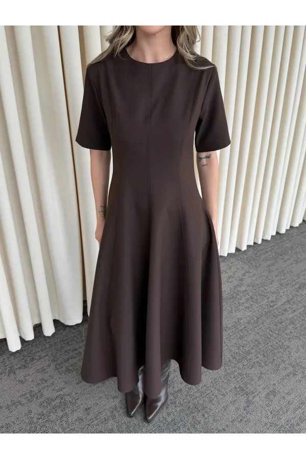 Brown Godeli Dress - 05174 Brown Godeli Dress - 05174