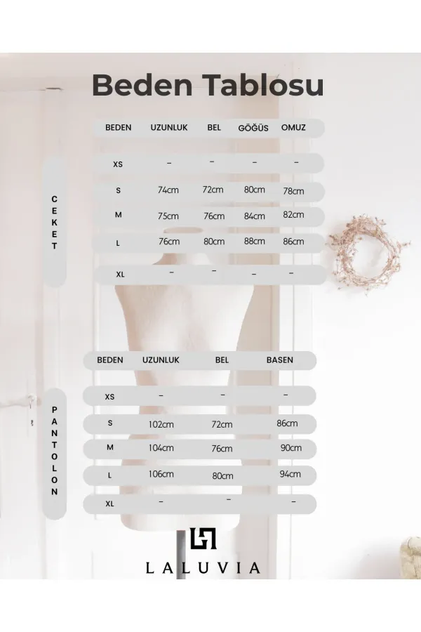 Kahverengi Hakim Yaka Ceket Pantolon Takım - 7100