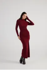Robe Yasmin bordeaux