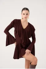 Yolanthe Dress Brown