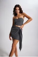 Norma Skirt Gray