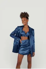Veste blazer élégante bleu marine