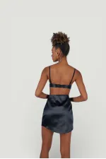 Jupe noire fantaisie