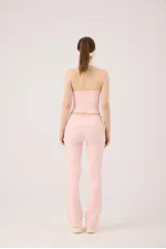 Ellen Halter Neck Bustier Pink