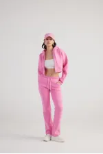 Pantalon de survêtement rose mélangé