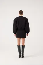 Parker Bomber Ceket Siyah