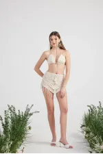 Chacha Knitwear Suit Beige