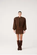 Parker Bomber Ceket Kahve