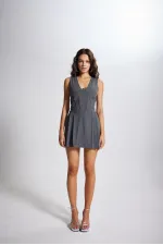 Norma Dress Gray
