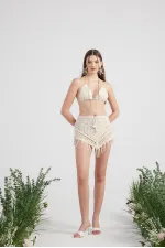 Chacha Knitwear Suit Beige