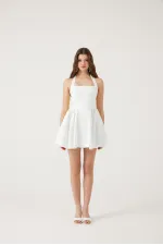Felici Dress White