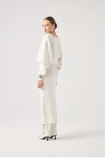 Jacey Knit Dress White