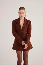 Veste blazer marron Deja