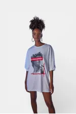 T-shirt blanc censuré