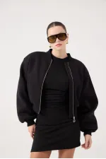 Parker Bomber Ceket Siyah