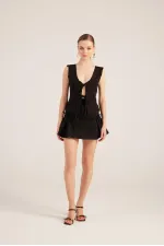 Elena Shorts Skirt Black