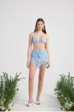 Chacha Knitwear Suit Blue