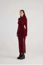 Robe Yasmin bordeaux