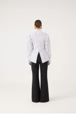 Spanish Style High Waist Calista Trousers Black