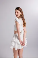 Chemisier blanc Pixie