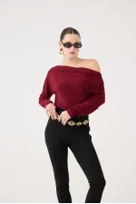 Talia Blouse Burgundy