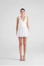 Fiona Dress White