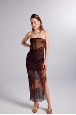 Mocha Dress Brown