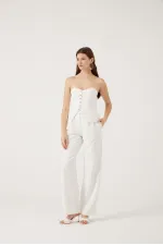 Harvey Pantolon Beyaz