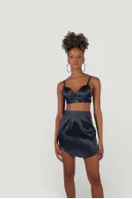 Bustier fantaisie noir